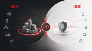 Corporate Resilience Management – 3-core 19 Infografik BCM vs. ISMS